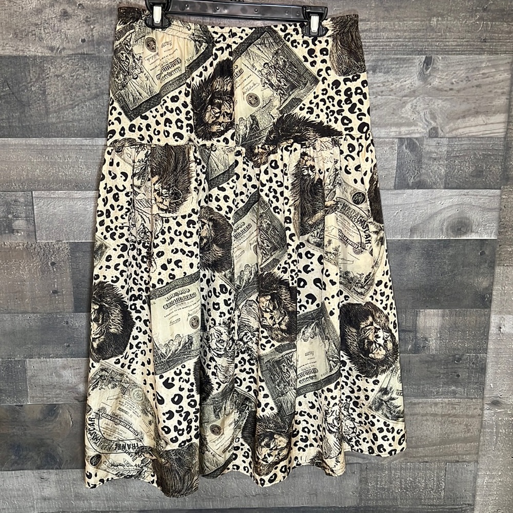 Unique CWII Silk Skirt